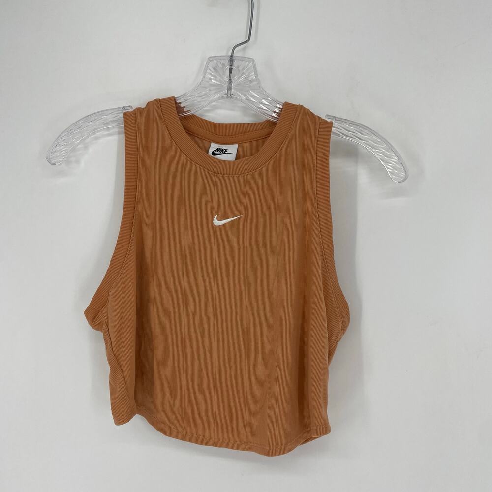 Nike Crop Rib Tank Top Size Medium - Picture 6 of 6